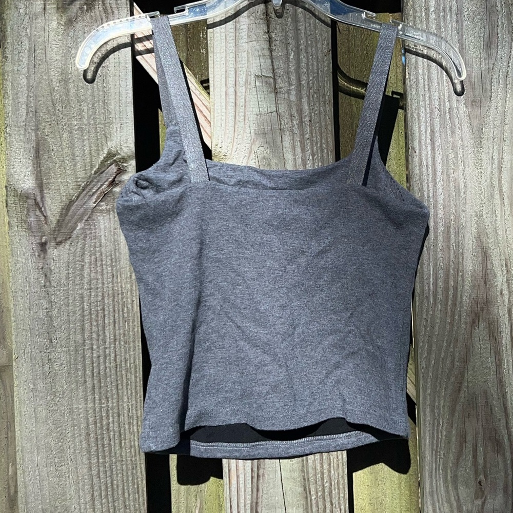 Express black and gray crop Cami bra tank - Picture 5 of 5